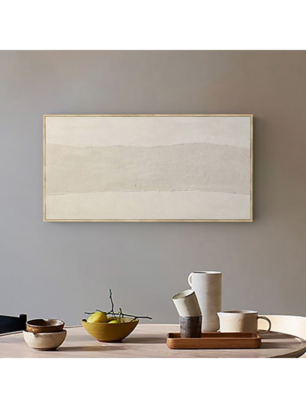 Boho Abstract Textured Beige Painting Boho Abstract Textured Beige Painting