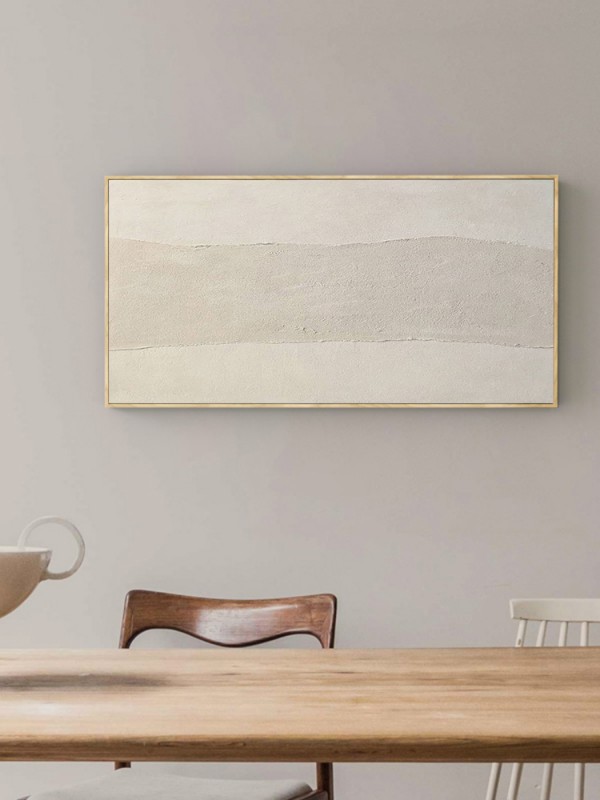 Boho Abstract Textured Beige Painting Boho Abstract Textured Beige Painting