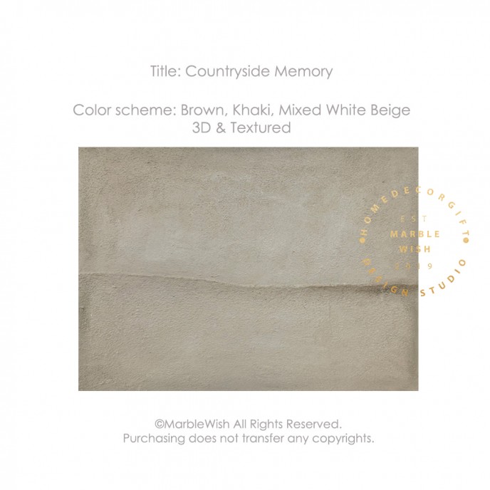 "Countryside Memory" - Mixed Medium Abstract Painting "Countryside Memory" - Mixed Medium Abstract Painting