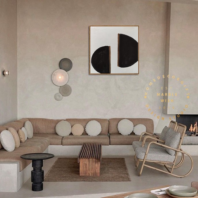 Minimal Abstract Painting, Black and White Painting, Beige Painting, Large Cream Painting, Modern Art, Paintings Original on Canvas Wall Art Minimal Abstract Painting, Black and White Painting, Beige Painting, Large Cream Painting, Modern Art, Paintings Original on Canvas Wall Art