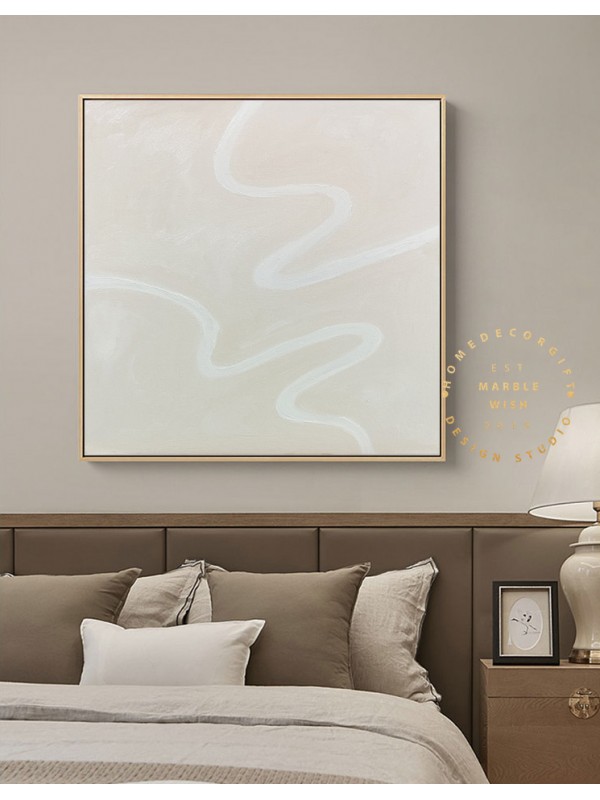 Large Beige Painting, Oil Paintings on Canvas, Large Original Wall Mural Painting, Abstract Beige Painting, Modern Wall Art for Living Room