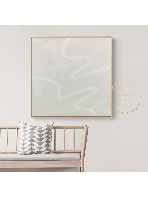 Large Beige Painting, Oil Paintings on Canvas, Large Original Wall Mural Painting, Abstract Beige Painting, Modern Wall Art for Living Room