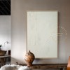 Minimal Textured Painting, Beige Abstract Painting, 3D Textured Modern Art, Modern Painting On Canvas Unique Wall Art for Living Room