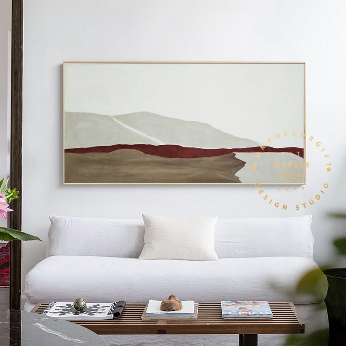 Large Abstract Canvas Art, Abstract Mountain Wall Art, Minimal Beige Painting Brown Painting, Original Boho Oil Painting, Textured Painting Large Abstract Canvas Art, Abstract Mountain Wall Art, Minimal Beige Painting Brown Painting, Original Boho Oil Painting, Textured Painting