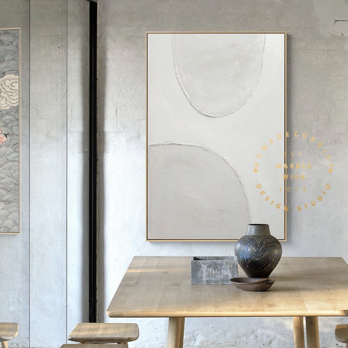 Textured Abstract Painting, Minimal 3D Painting, White Painting Gray Painting, Abstract Canvas Art for Neutral Minimalist Decor, Boho Art Textured Abstract Painting, Minimal 3D Painting, White Painting Gray Painting, Abstract Canvas Art for Neutral Minimalist Decor, Boho Art