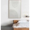 Textured Abstract Painting, Minimal 3D Painting, White Painting Gray Painting, Abstract Canvas Art for Neutral Minimalist Decor, Boho Art