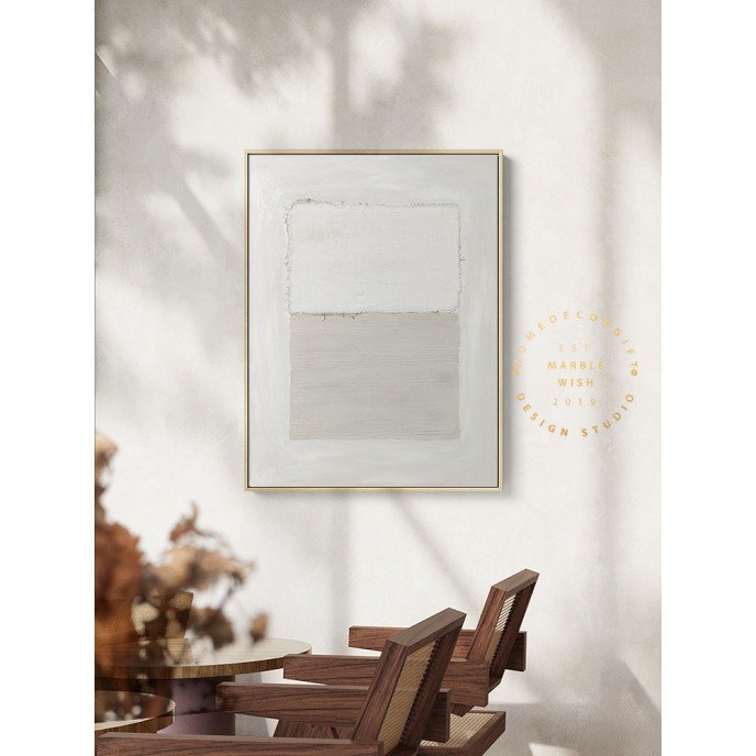 Original Minimalist Canvas Abstract Art, White Painting Gray Painting, Neutral Abstract Painting, Scandinavian Art Original Minimalist Canvas Abstract Art, White Painting Gray Painting, Neutral Abstract Painting, Scandinavian Art