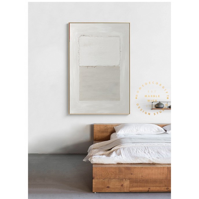 Original Minimalist Canvas Abstract Art, White Painting Gray Painting, Neutral Abstract Painting, Scandinavian Art Original Minimalist Canvas Abstract Art, White Painting Gray Painting, Neutral Abstract Painting, Scandinavian Art