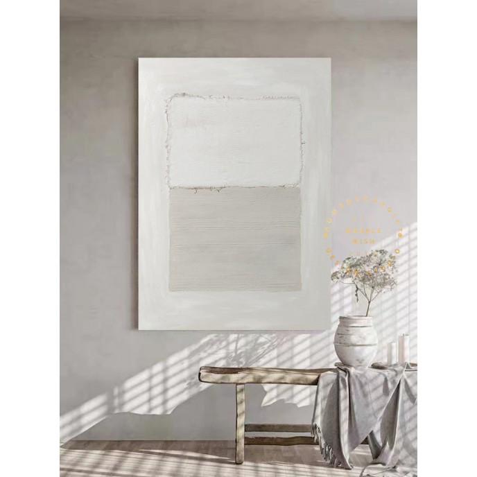 Original Minimalist Canvas Abstract Art, White Painting Gray Painting, Neutral Abstract Painting, Scandinavian Art Original Minimalist Canvas Abstract Art, White Painting Gray Painting, Neutral Abstract Painting, Scandinavian Art