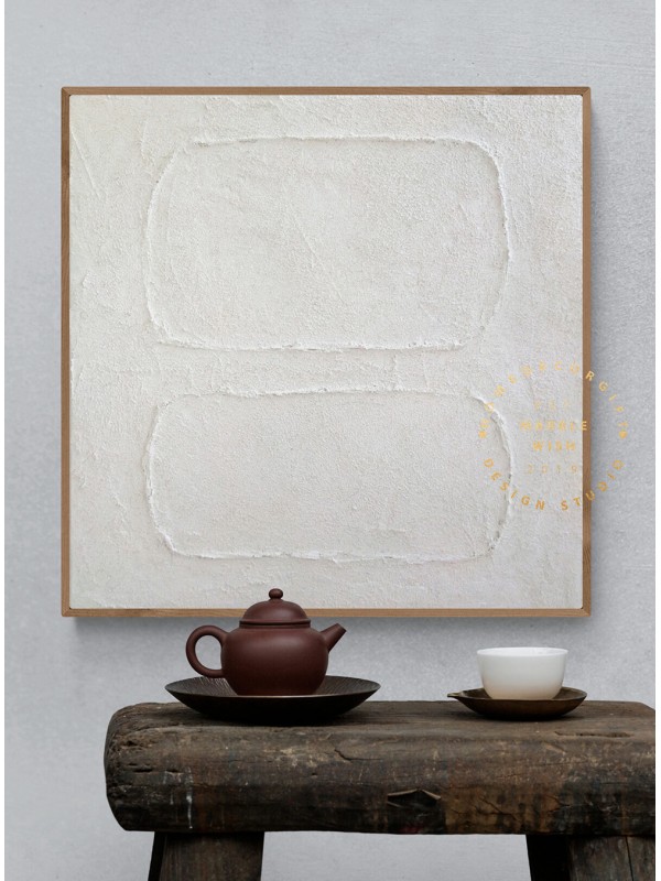 White Textured Painting White Textured Painting