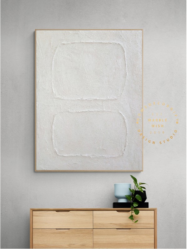 White Textured Painting White Textured Painting