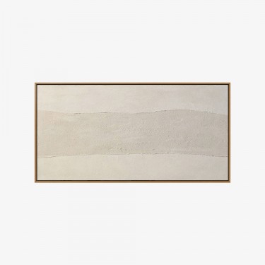 Boho Abstract Textured Beige Painting