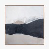 Large Neutral Abstract Painting, Mountain Abstract Wall Art, Modern Wall Art Bedroom Decor, Gray Painting, Landscape Oil Painting, 40x40 Art