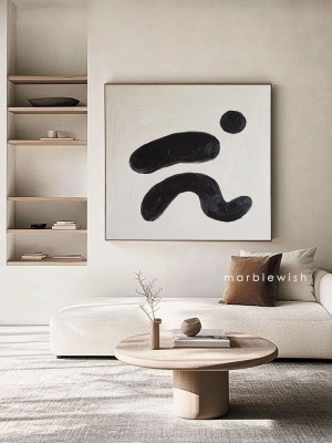 Beige And Black Shapes