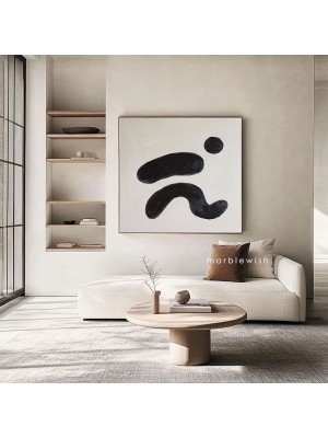 Beige And Black Shapes