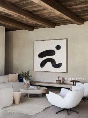 Beige And Black Shapes