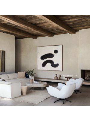 Beige And Black Shapes