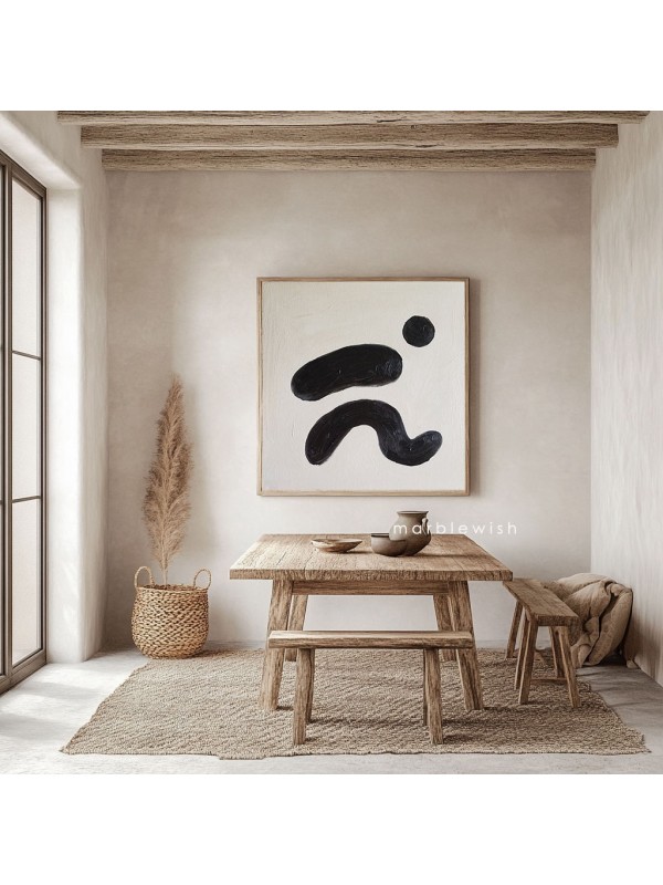 Beige And Black Shapes