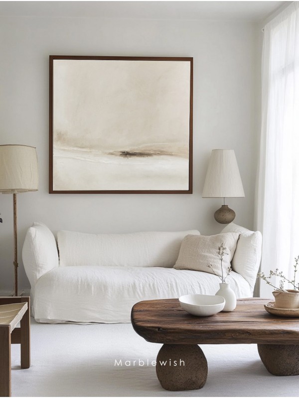 Beige Landscape Wall Art