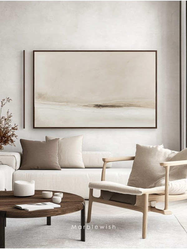 Beige Landscape Wall Art