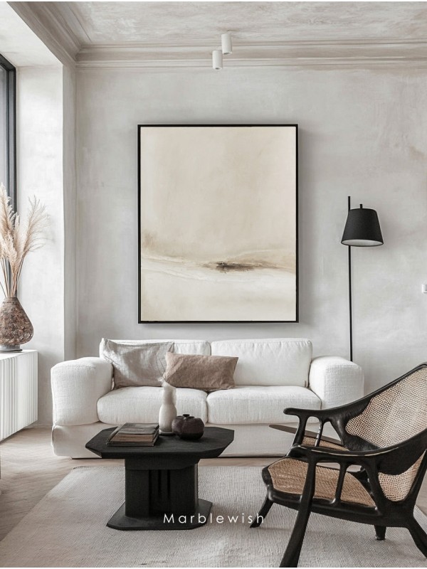 Beige Landscape Wall Art