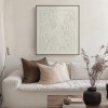 Beige Floral Botanical Relief Wall Art 02