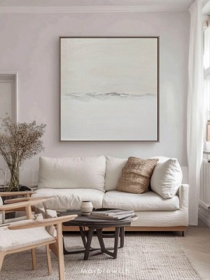 Beige Seascape Abstract Wall Art Beige Seascape Abstract Wall Art
