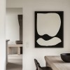 Black and Beige Shapes Wall Art Black and Beige Shapes Wall Art