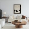 Black and Beige Shapes Wall Art Black and Beige Shapes Wall Art