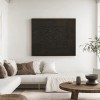 Black Botanical Relief Wall Art Black Botanical Relief Wall Art