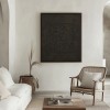 Black Botanical Relief Wall Art Black Botanical Relief Wall Art