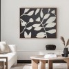 Black and Beige Floral Botanical Wall Art Black and Beige Floral Botanical Wall Art