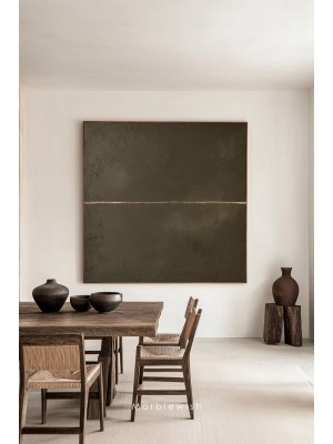 Dark Green Abstract Oil Painting Dark Green Abstract Oil Painting