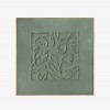 Sage Green Botanical Relief Wall Art Sage Green Botanical Relief Wall Art