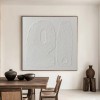 Off White Relief Wall Art Off White Relief Wall Art