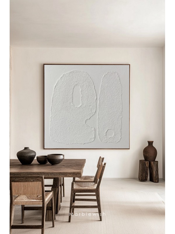 Off White Relief Wall Art Off White Relief Wall Art