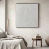 Off White Relief Wall Art Off White Relief Wall Art