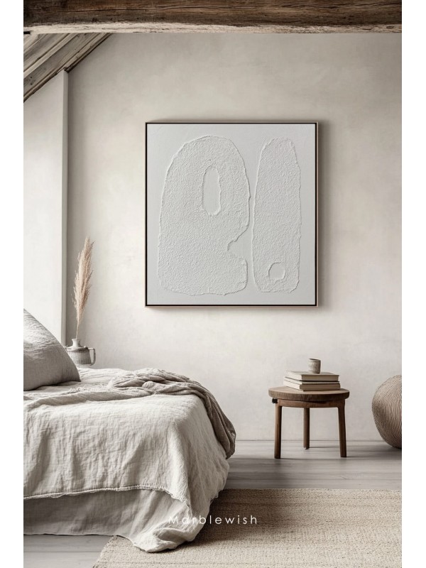 Off White Relief Wall Art Off White Relief Wall Art