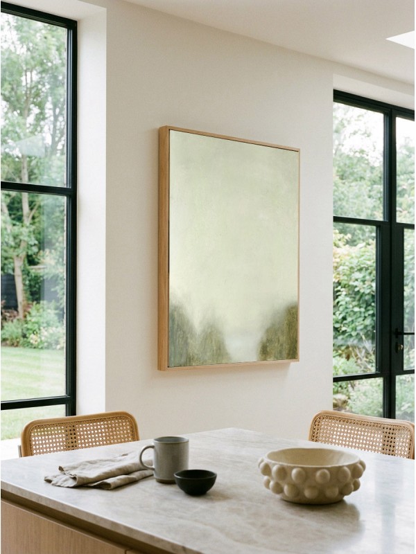 Green Landscape Abstract Wall Art