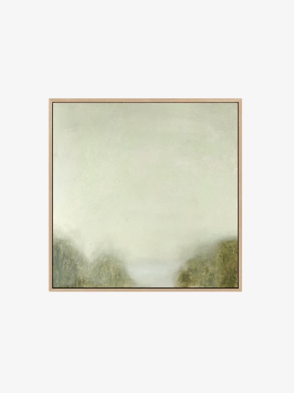 Green Landscape Abstract Wall Art