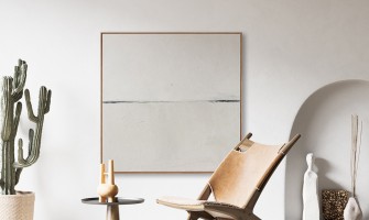 A Contrasting Unity: Modern and Vintage Interior Design Infused with Abstract Painting A Contrasting Unity: Modern and Vintage Interior Design Infused with Abstract Painting