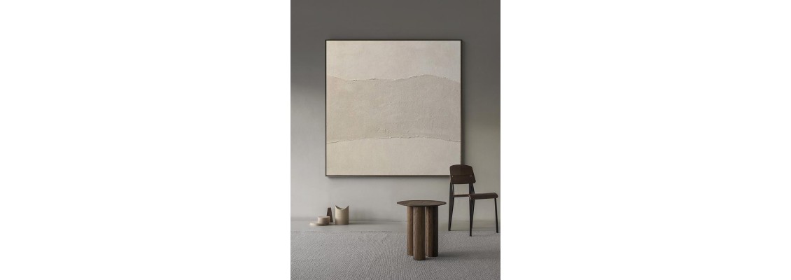 Fine Textured Convex and Concave Abstract Art on Canvas