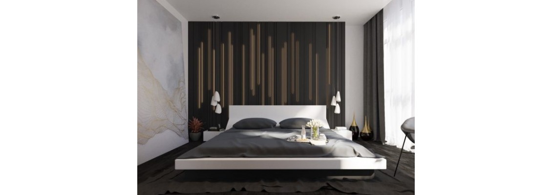 44 beautiful bedroom background wall designs