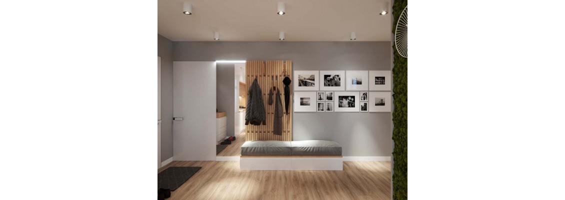 Eco-friendly apartment design in comfortable minimalist style