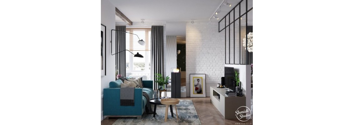 Exquisite Nordic-style 3-bedroom apartment decoration design