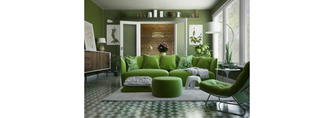 30 beautiful green living room designs
