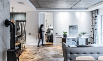 Expressive gray modern elegant residential decoration design