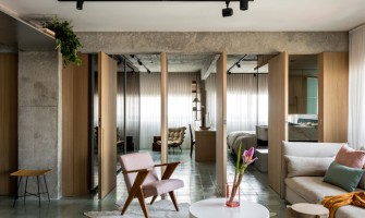 Combining modern design with retro art style 130 flat exquisite apartment in São Paulo