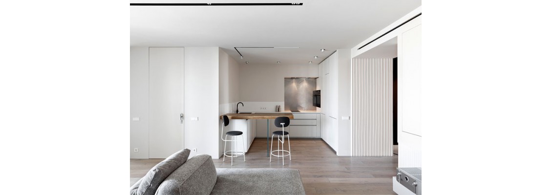 78 square meters Japanese-style minimalist apartment design