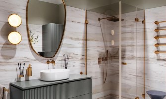 Simple and comfortable! 48 square meters open plan one-bedroom bachelor apartment